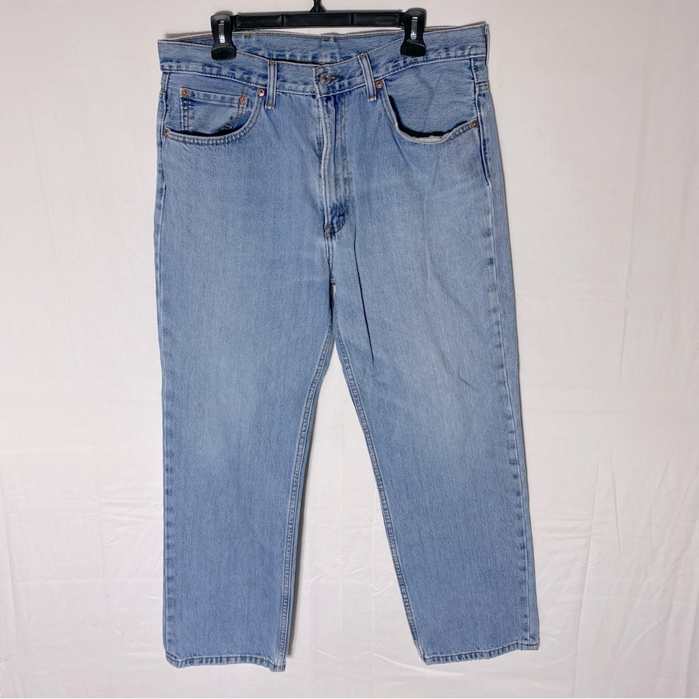 Levi’s 516 Slim Straight Light Wash Jeans 34 Dadcore Normcore Minimalist Classic